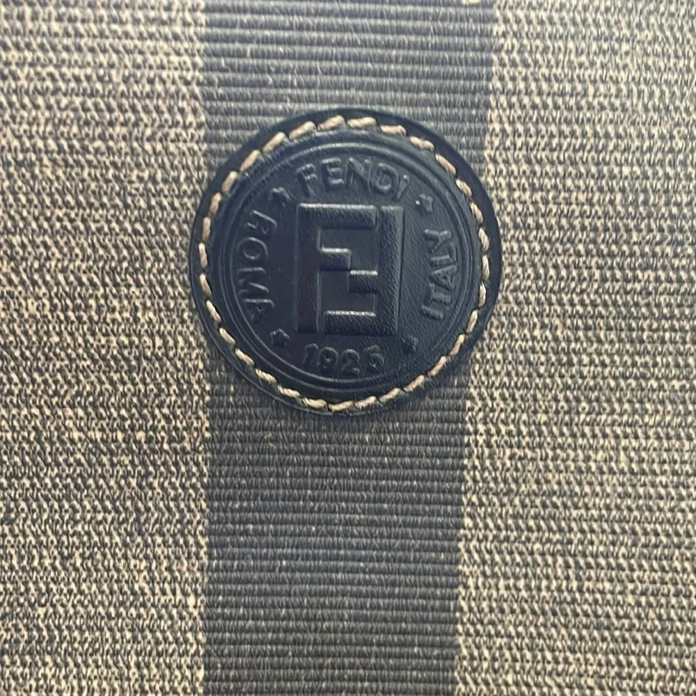 Authentic Vintage FENDI Penguin Canvas Boston Bag